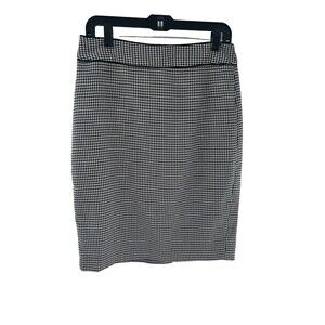 Women's Banana Republic Factory Houndstooth Pencil Skirt Size 6